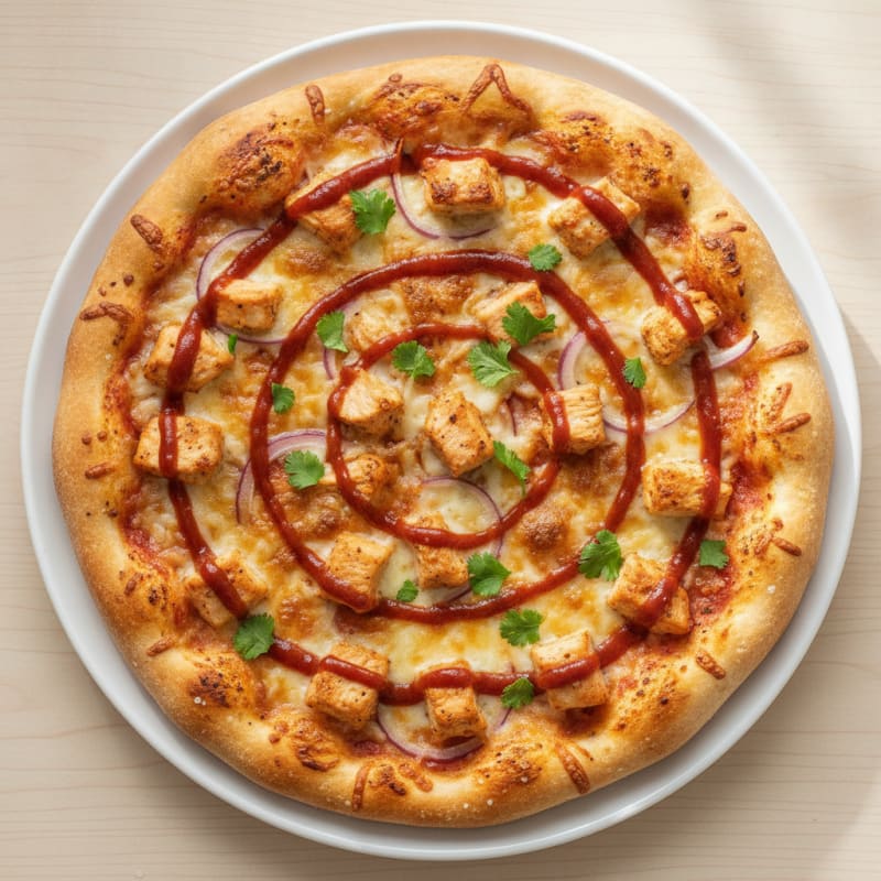 High-Protein BBQ Chicken Pizza