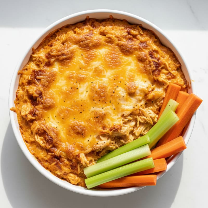 Creamy Baked Buffalo Chicken Dip