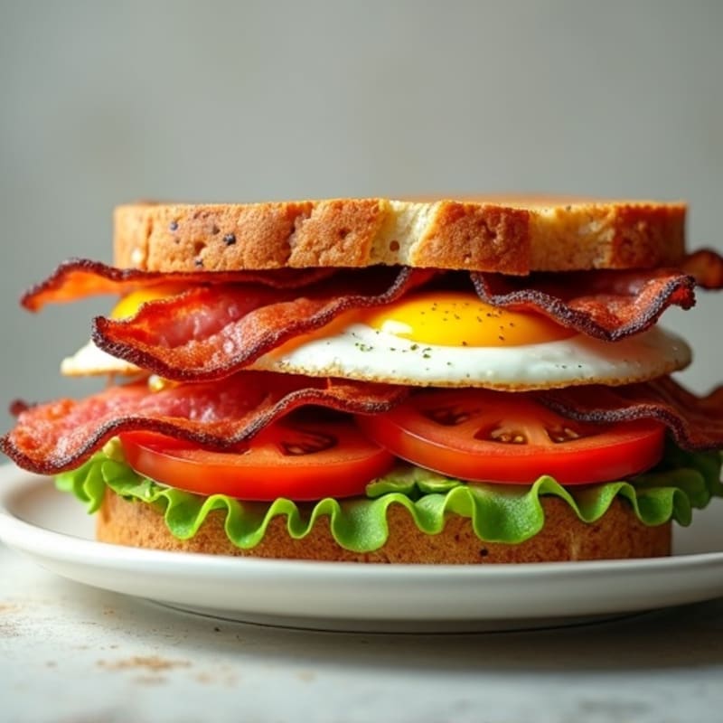 Crispy Bacon, Fresh Tomato, and Creamy Avocado Sandwich