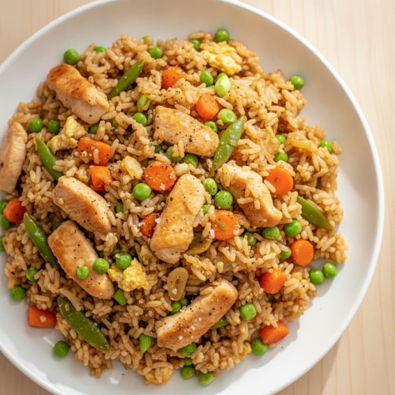 Chicken and Vegetable Fried Rice