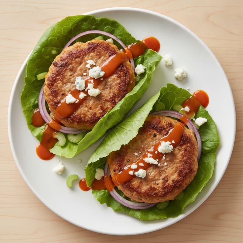 Buffalo Blue Cheese Burgers