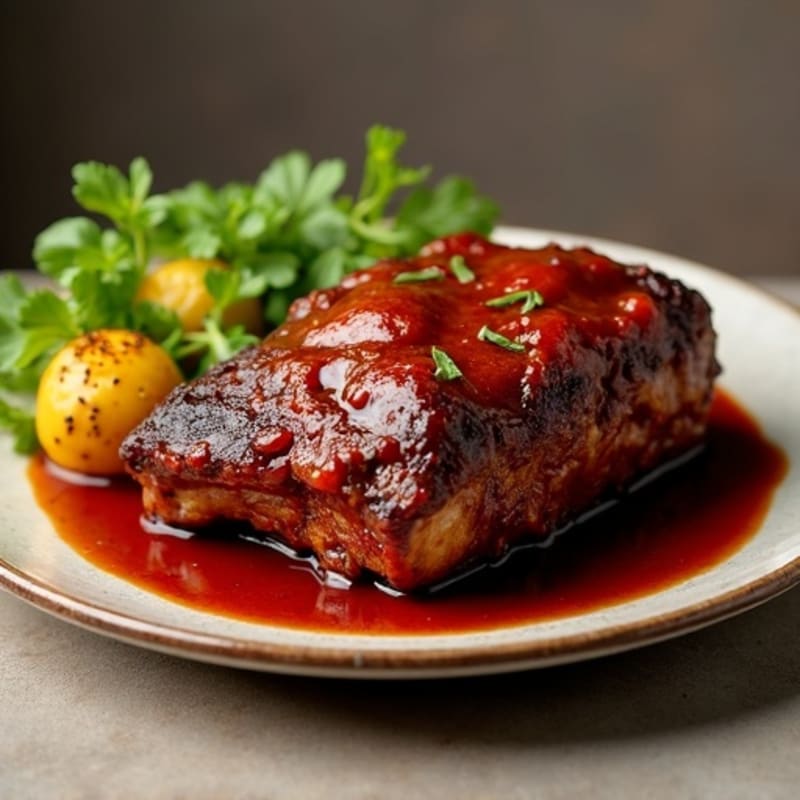Slow-Cooked Smoky Pork Ribs