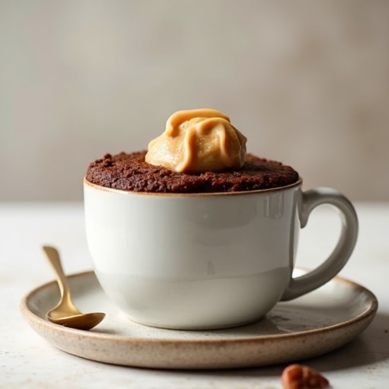 Healthy Chocolate Protein Mug Cake