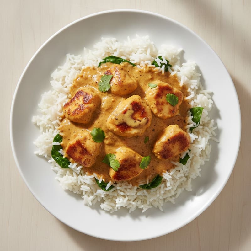 Spiced Butter Chicken with Basmati Rice
