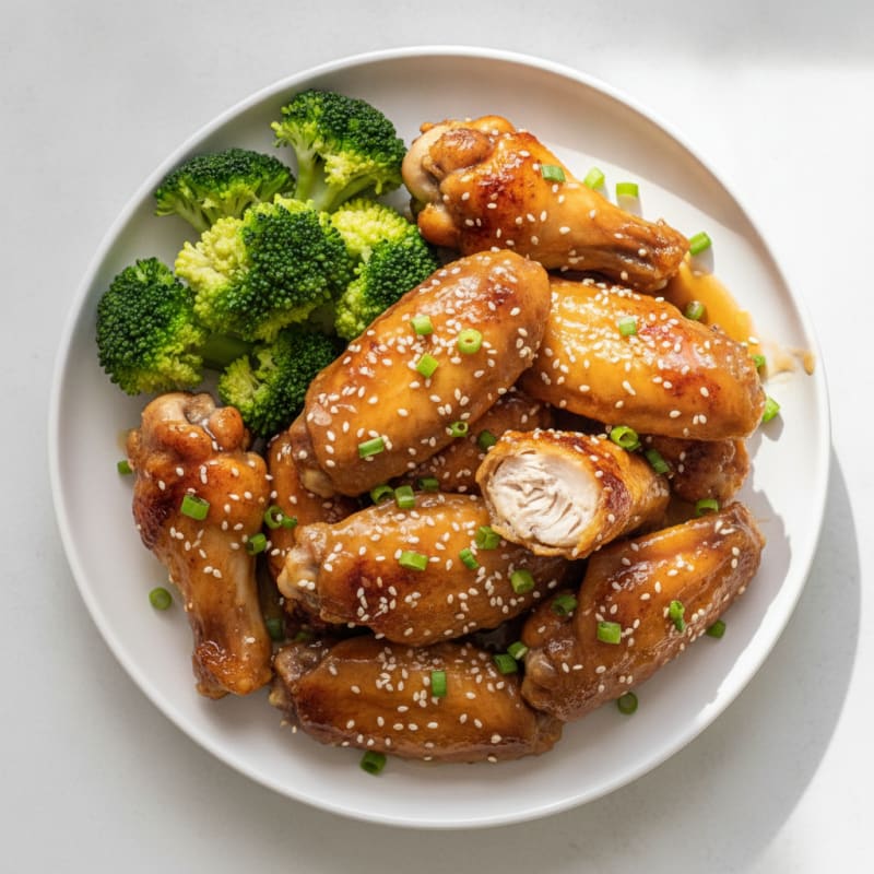 Honey-Garlic Glazed Chicken Wings