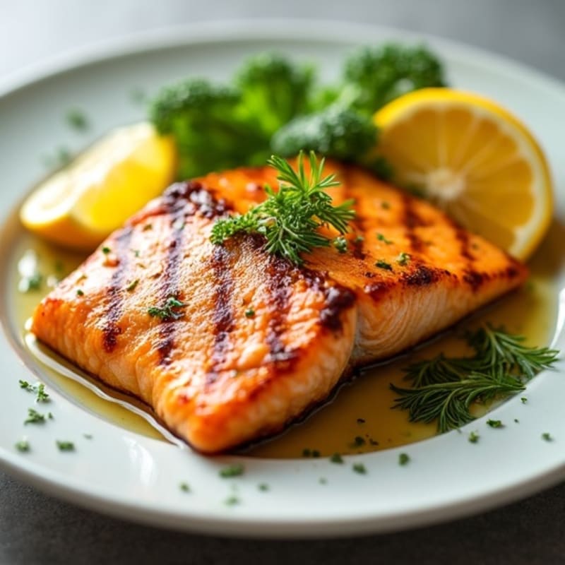 Citrus-Herb Grilled Salmon with Fresh Herbs