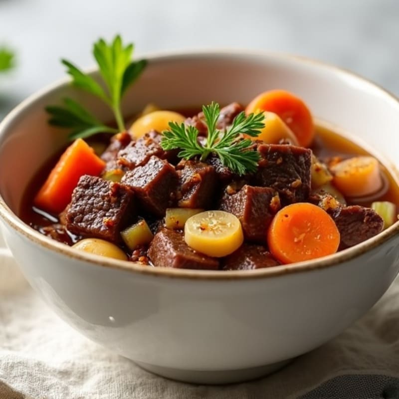 Tender Braised Beef with Hearty Vegetables