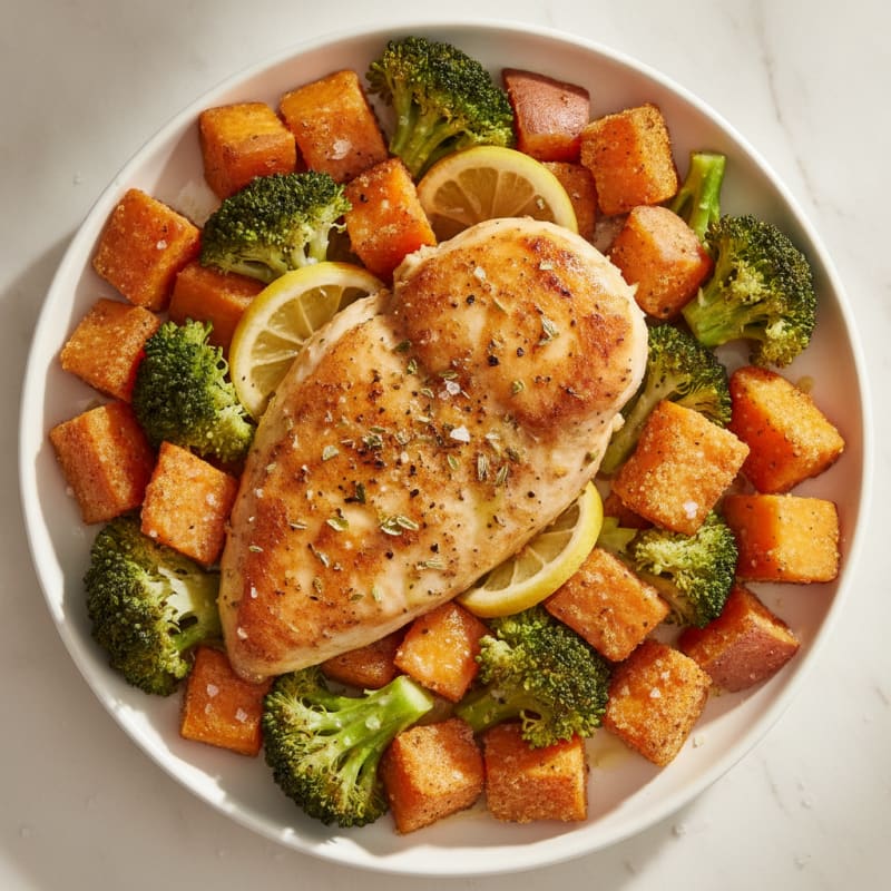 Lemon Herb Chicken with Roasted Vegetables