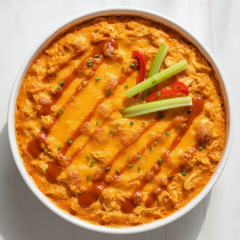 High-Protein Buffalo Chicken Dip