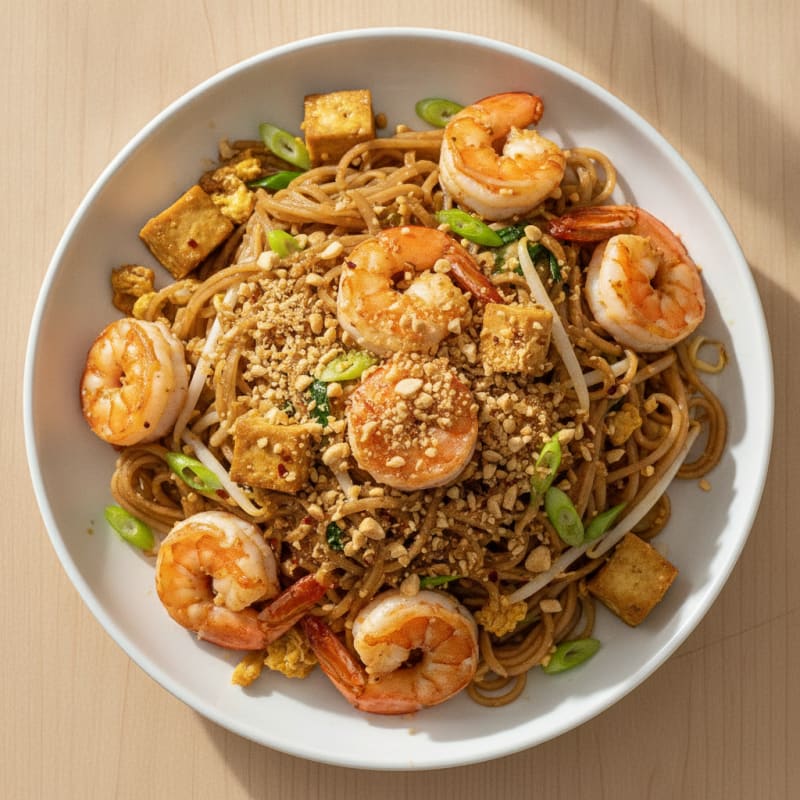 Shrimp Pad Thai Noodles
