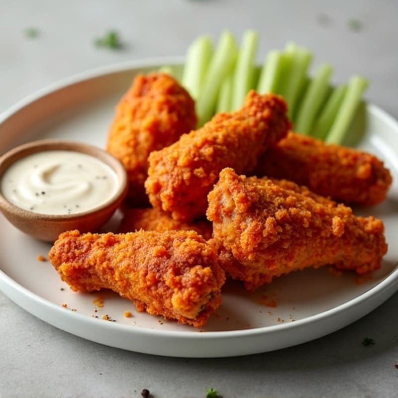 Crispy Baked Buffalo Chicken Wings