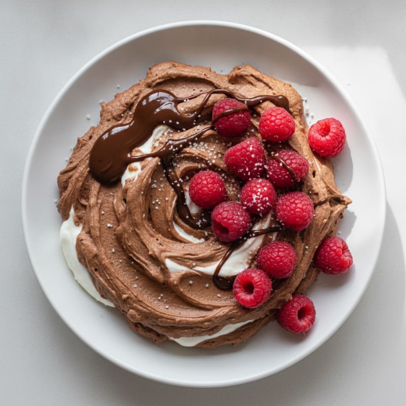 Protein Chocolate Mousse with Greek Yogurt