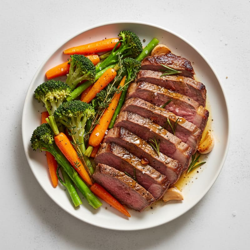 Tender Garlic-Herb Roasted Beef