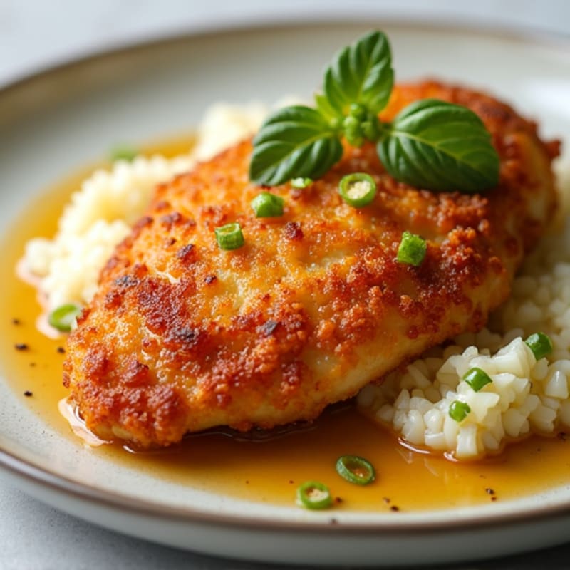 Crispy Baked Honey-Garlic Chicken