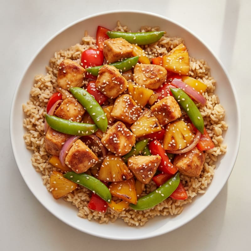 Sweet and Sour Chicken Stir-Fry