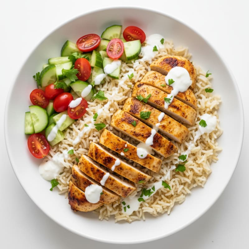 Chicken Shawarma Rice Bowl