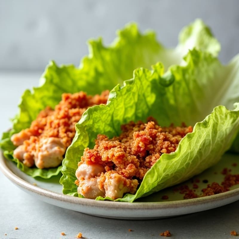 Crispy Spicy Tuna Lettuce Wraps