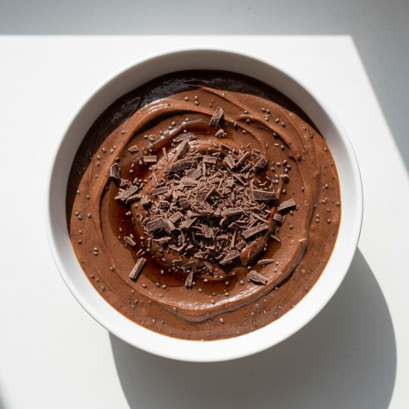 Silky Chocolate Protein Pudding