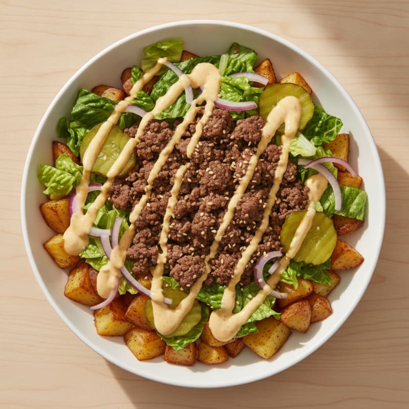 Big Mac Inspired Protein Power Bowl
