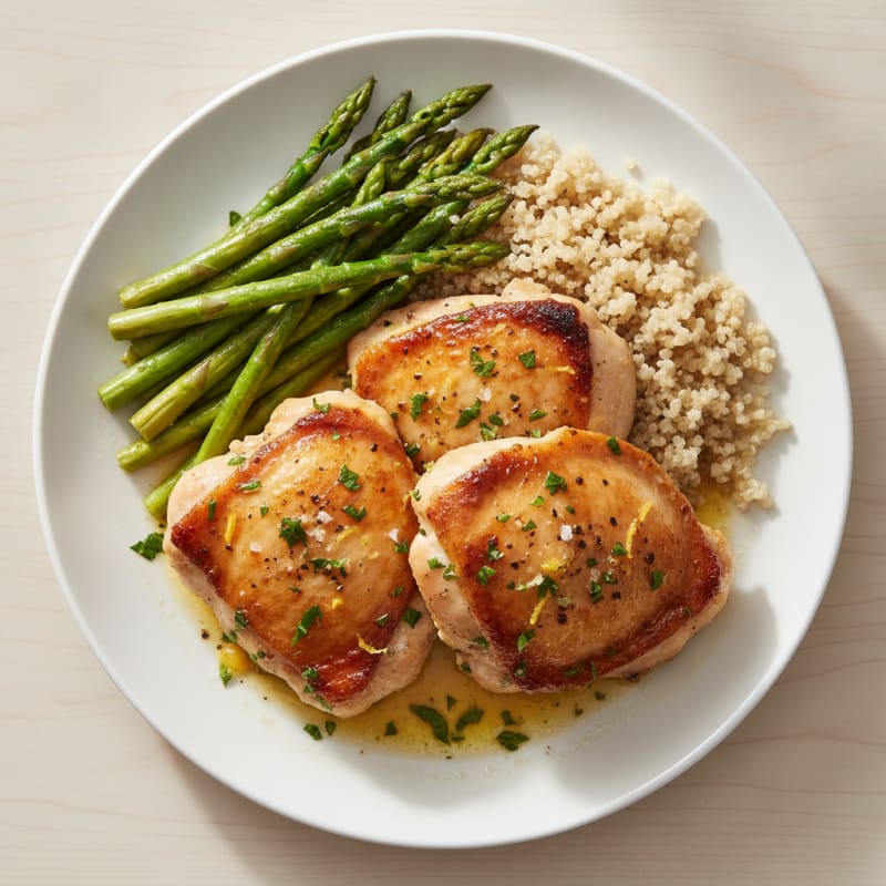 Lemon-Herb Roasted Chicken Thighs