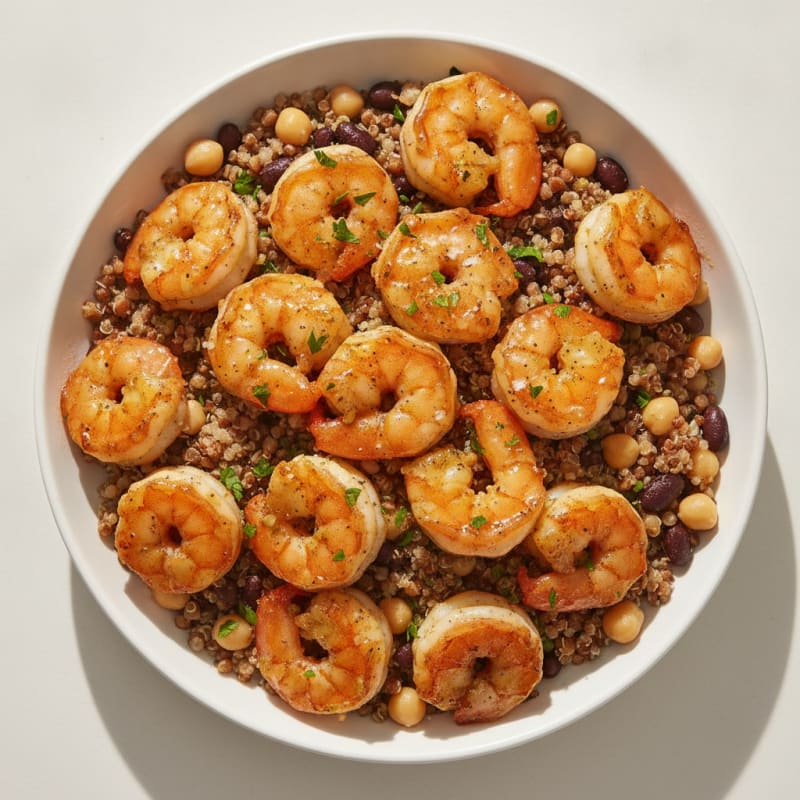 Shrimp and Quinoa Grain Bowl