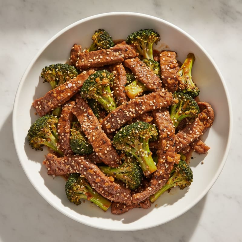Sesame Beef and Broccoli Stir-Fry