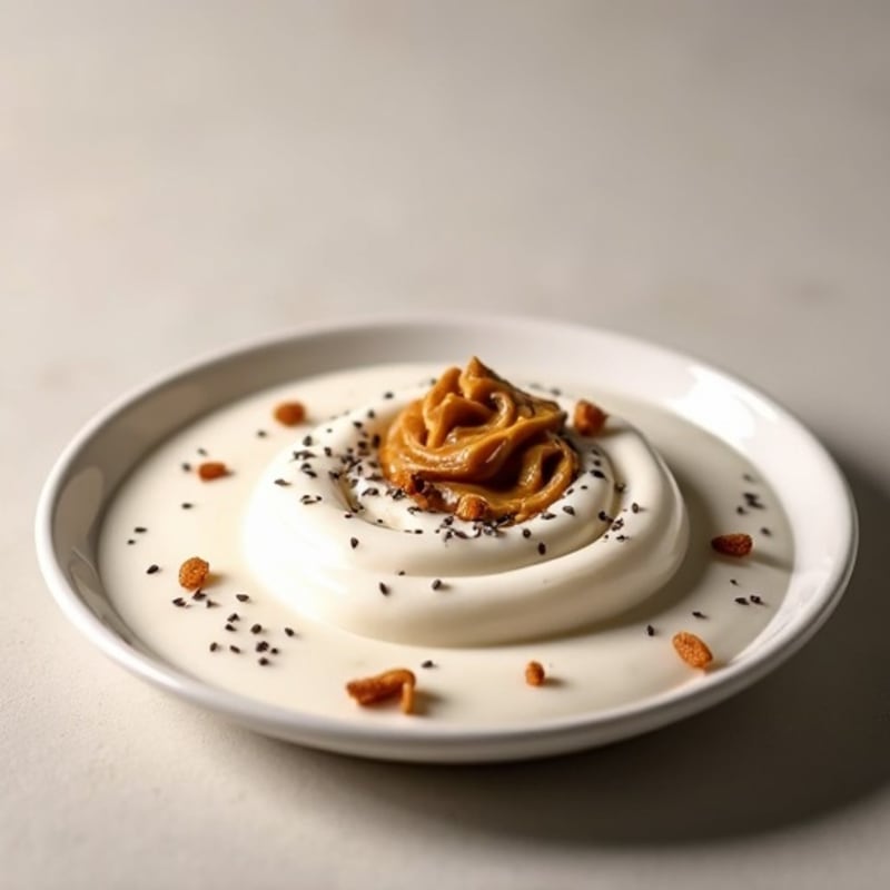 Silky Greek Yogurt Protein Pudding with Almond Butter