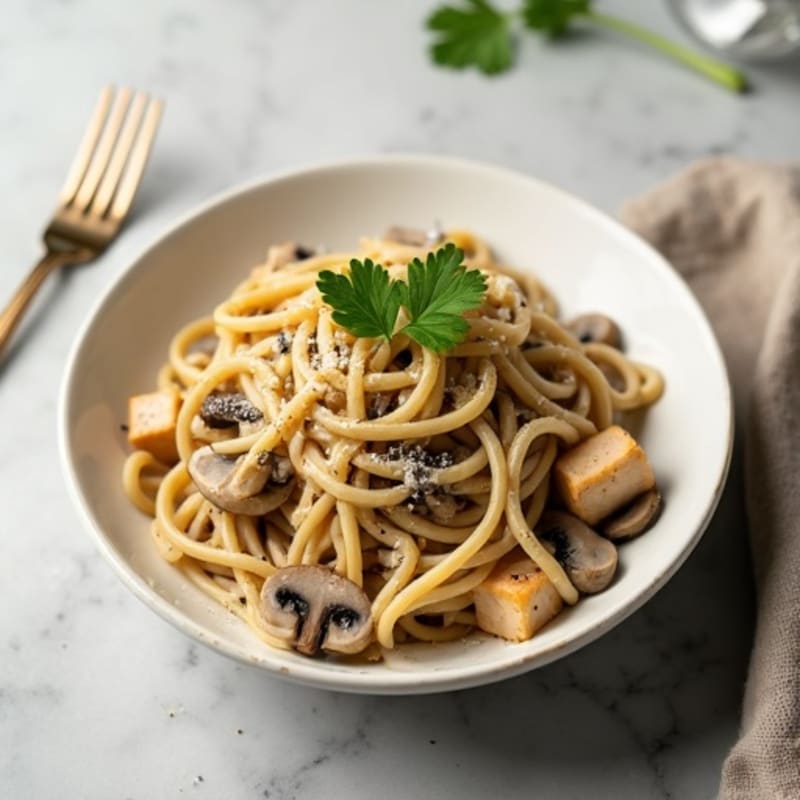 Creamy Truffle Mushroom Pasta