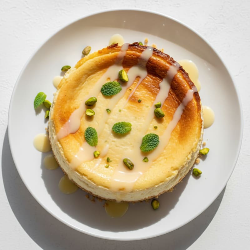 Creamy Greek Yogurt Protein Cheesecake