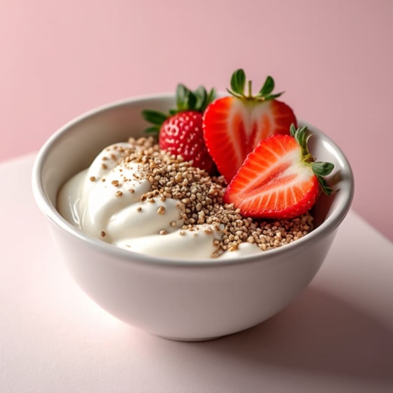 Greek Yogurt with Chia Seeds and Hemp Hearts