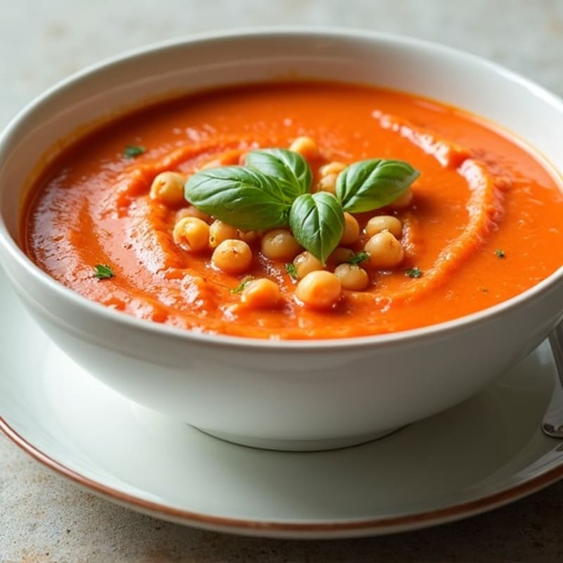 Creamy Fresh Tomato Basil Soup