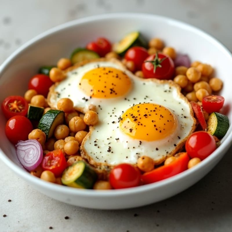 Hearty Baked Eggs with Roasted Vegetables