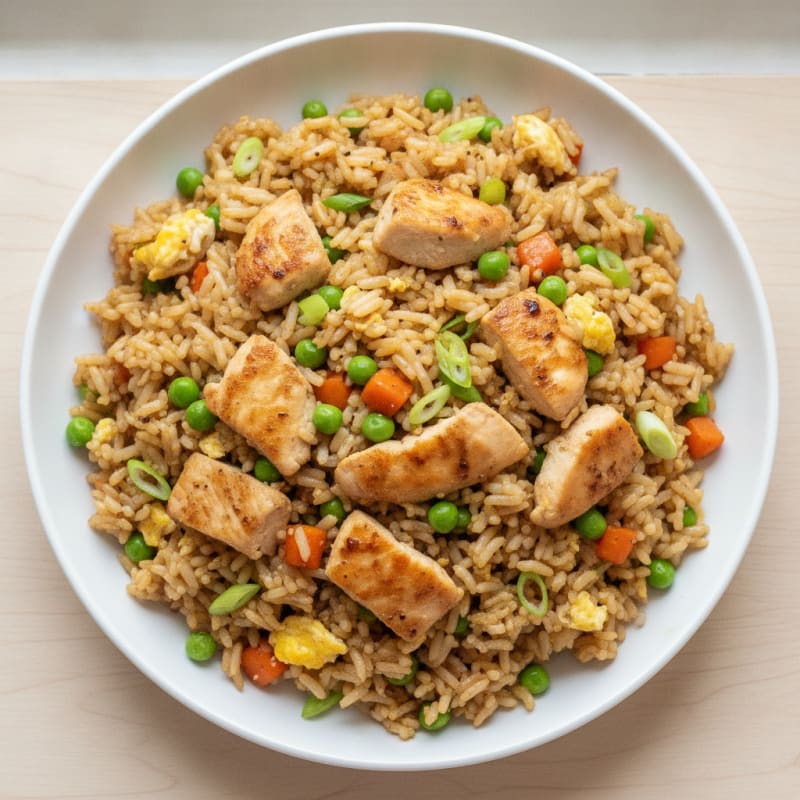 Chicken and Vegetable Fried Rice