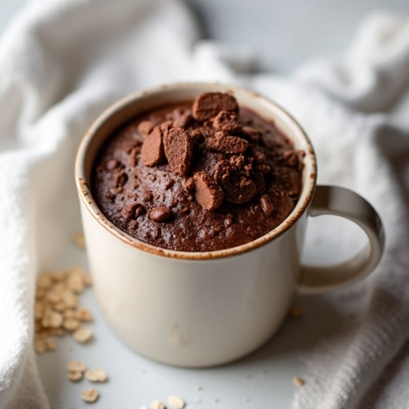 Protein-Rich Double Chocolate Mug Cake
