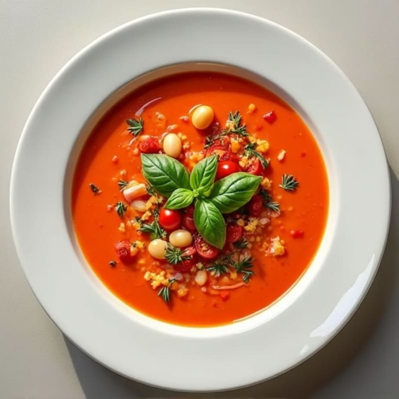 Creamy Roasted Tomato Basil Soup