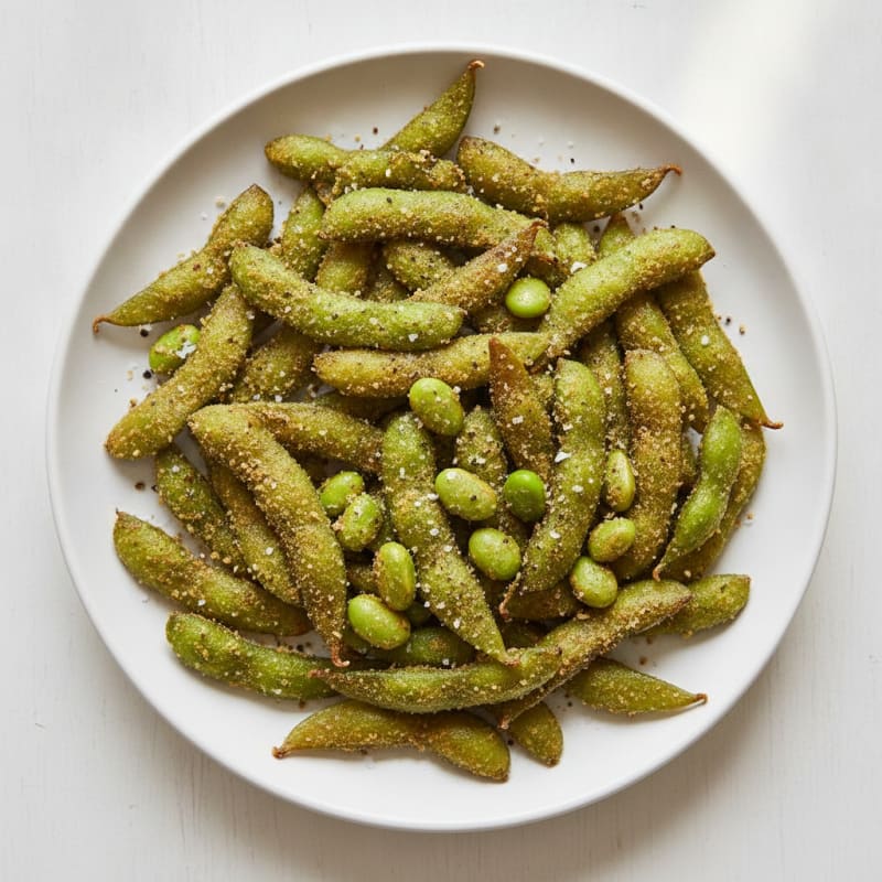 Roasted Edamame with Sea Salt