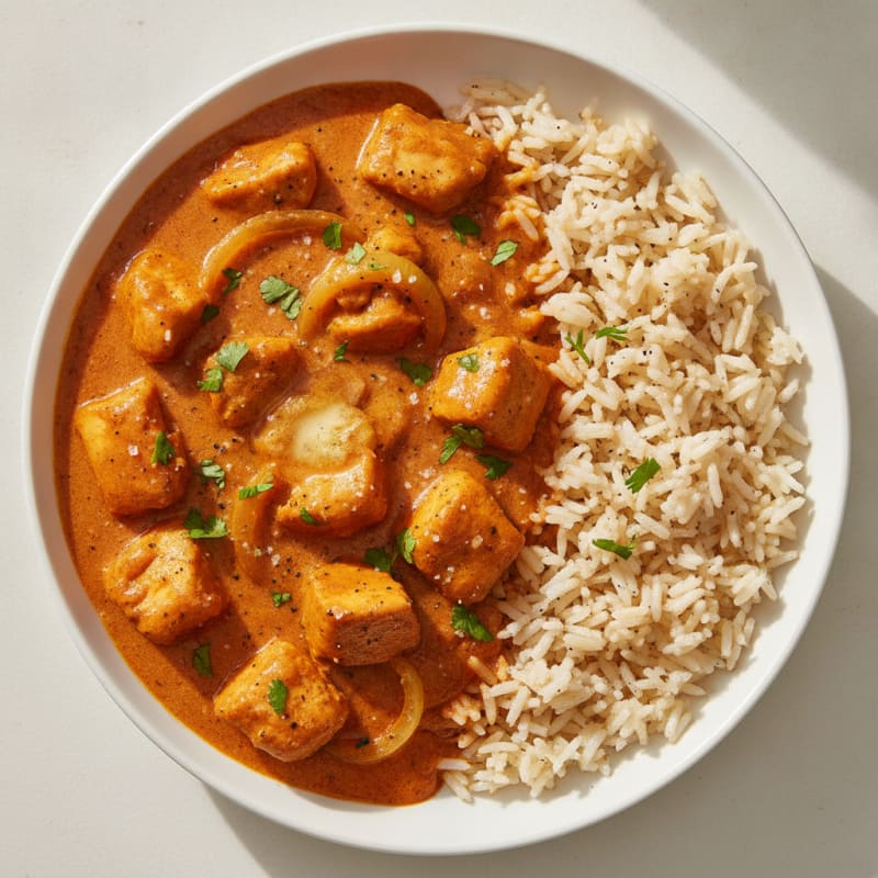 Spiced Butter Chicken with Basmati Rice