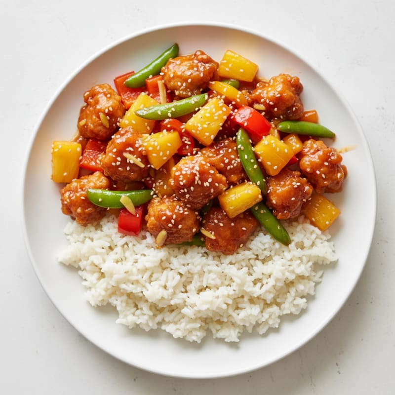 Crispy Sweet and Sour Chicken Stir-Fry