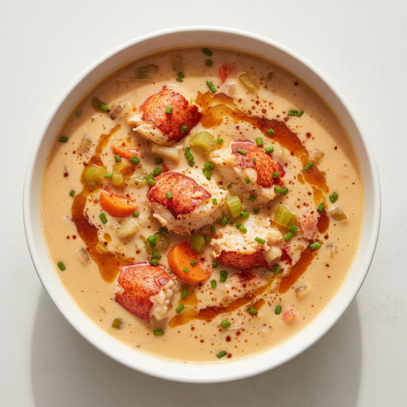 Rich Lobster Bisque with Sherry