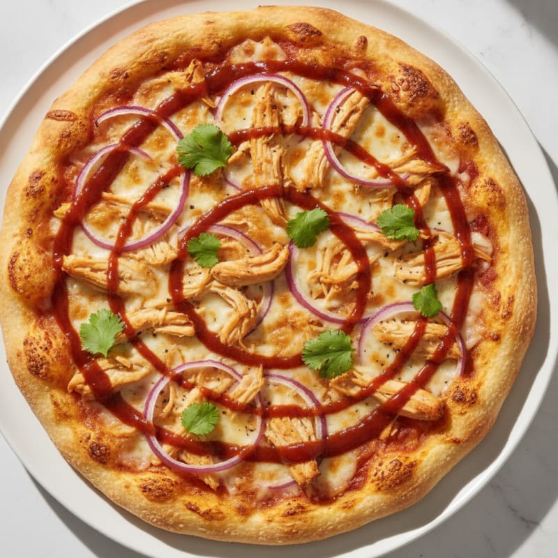 High-Protein BBQ Chicken Pizza