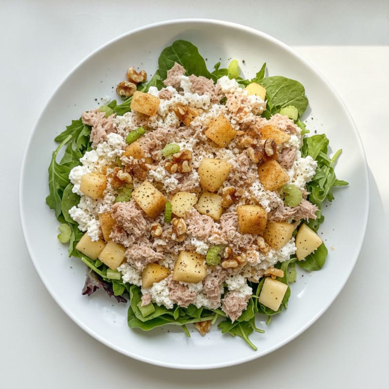 Sweet and Savory Tuna Apple Salad