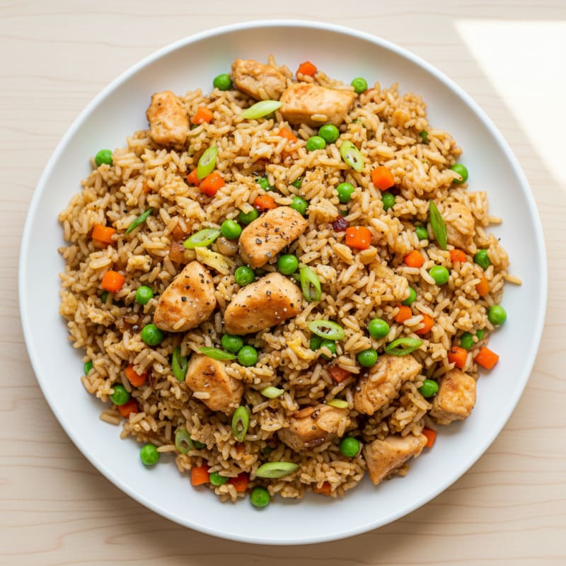 Chicken and Vegetable Fried Rice