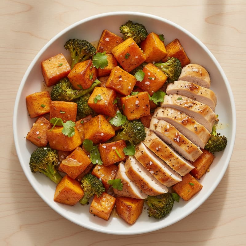 Roasted Sweet Potato with Honey-Lime Glaze