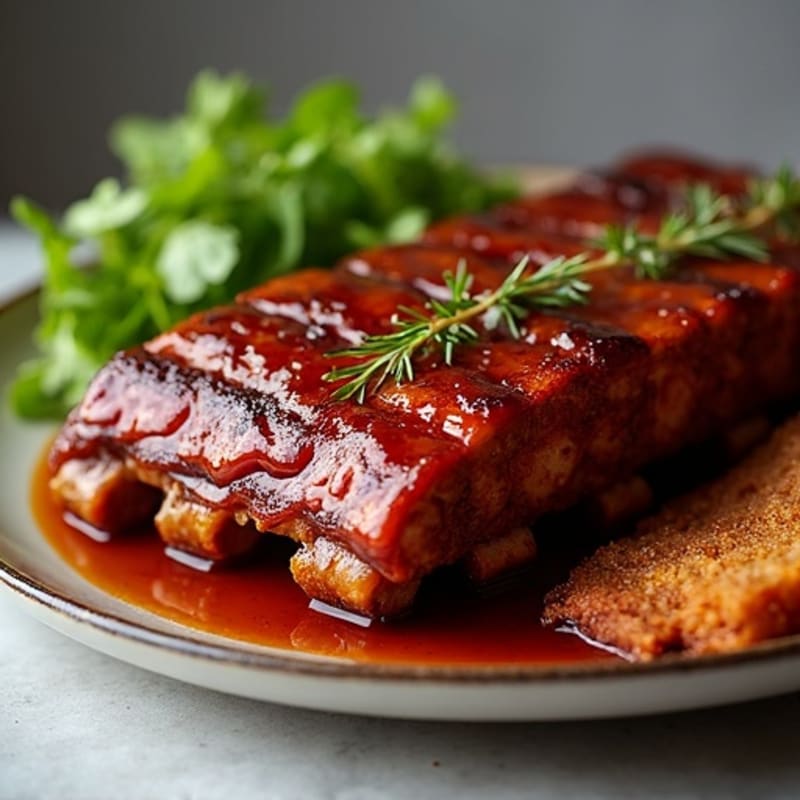Tender Baked Baby Back Ribs with Sticky BBQ Glaze
