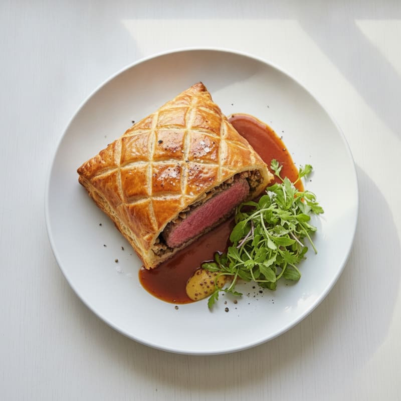 Classic Beef Wellington with Mushroom Duxelles