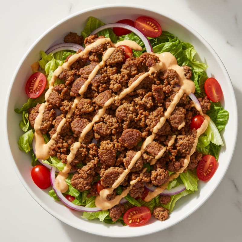 Crispy Beef and Special Sauce Bowl