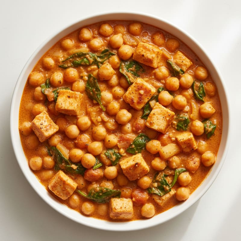 Creamy Spiced Chickpea and Tomato Curry