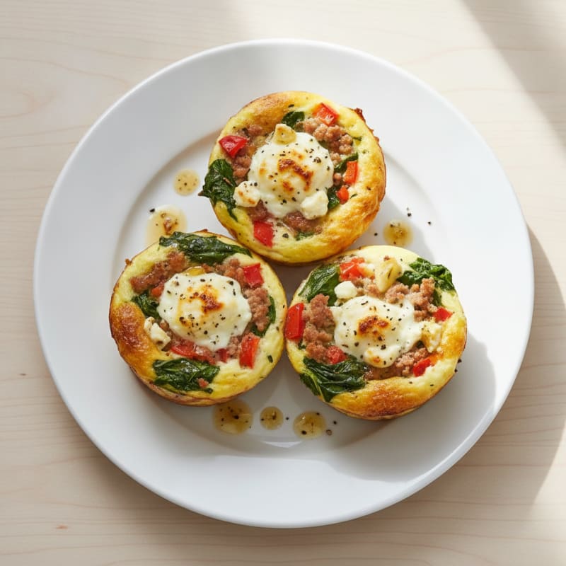 Baked Egg and Veggie Breakfast Cups