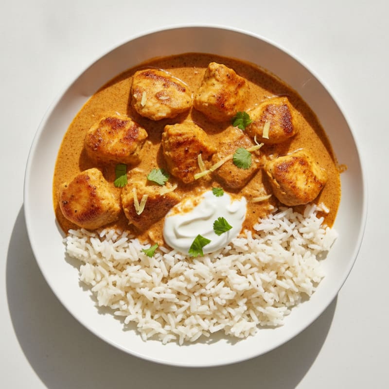 Spiced Butter Chicken with Basmati Rice