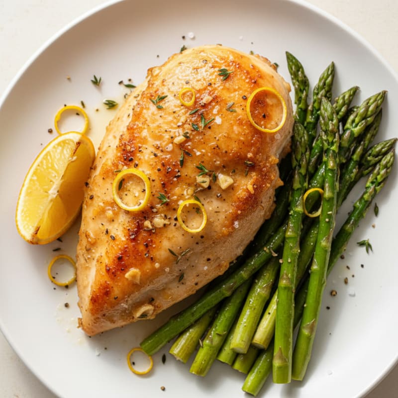 Crispy Lemon-Herb Roasted Chicken